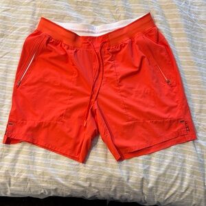 Lululemon XL 7” inseam orange Athletic Shorts